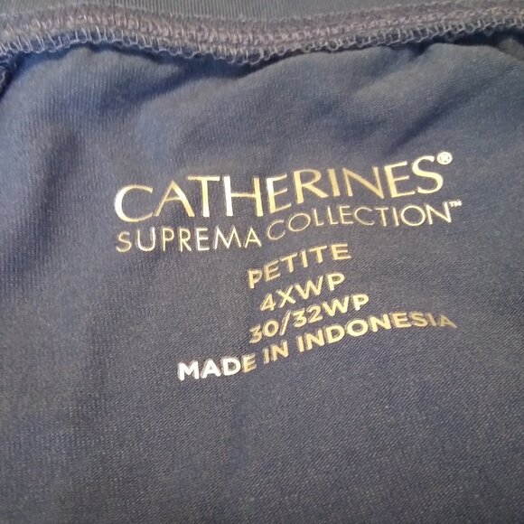 Catherines Dark Blue Suprema Pant-4XWP (Petite)-NWT - Picture 4 of 4